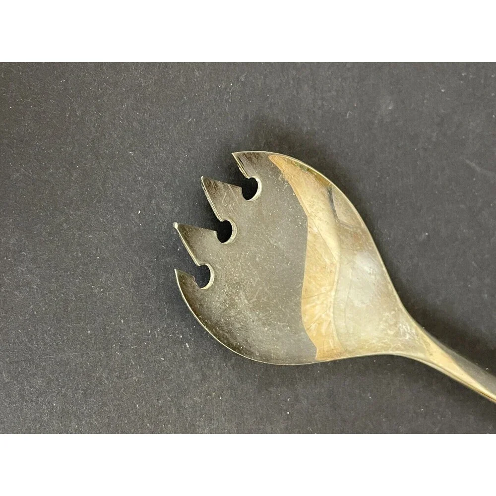 W.A. ITALY Silverplated Salad Fork 9.25 Inch Vintage